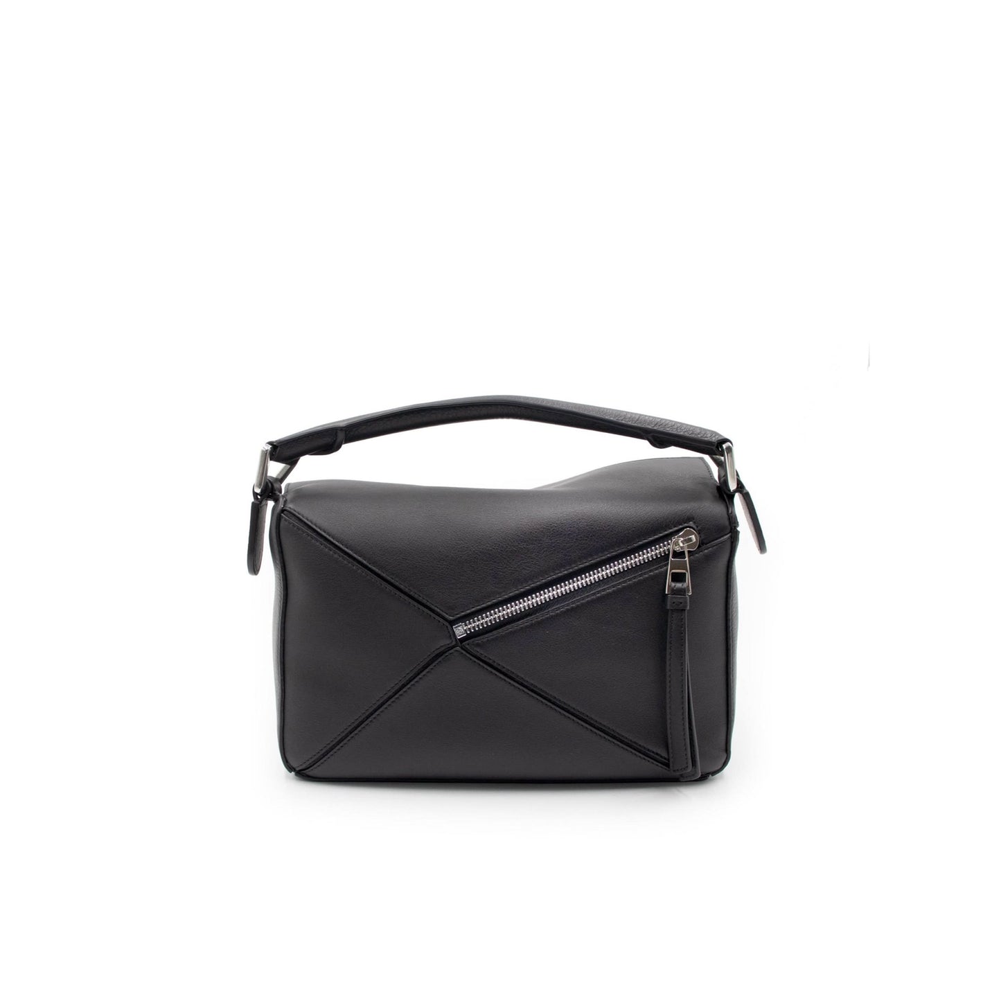 Small Puzzle Bag in Classic Calfskin in Black