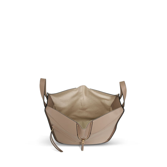 Small Hammock Bag in Classic Calfskin in Sand