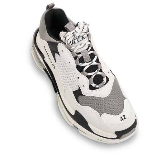 Triple S Sneaker in Black/Grey