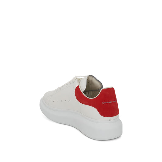 Larry Oversized Sneaker in White/Lust Red