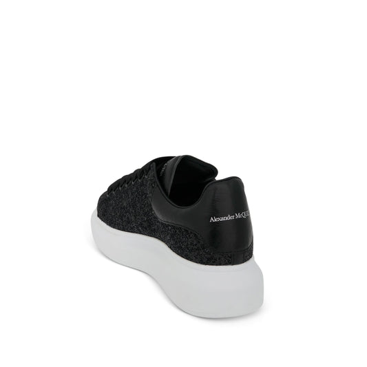 Larry Oversized Heel Sneakers in Black/Black