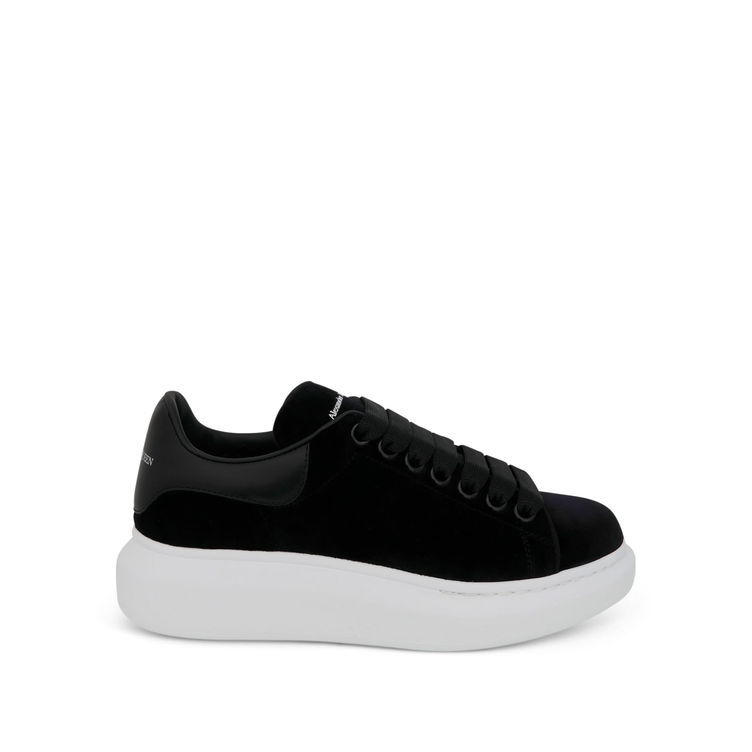 Larry Oversized Heel Sneaker in Black/Black/Black