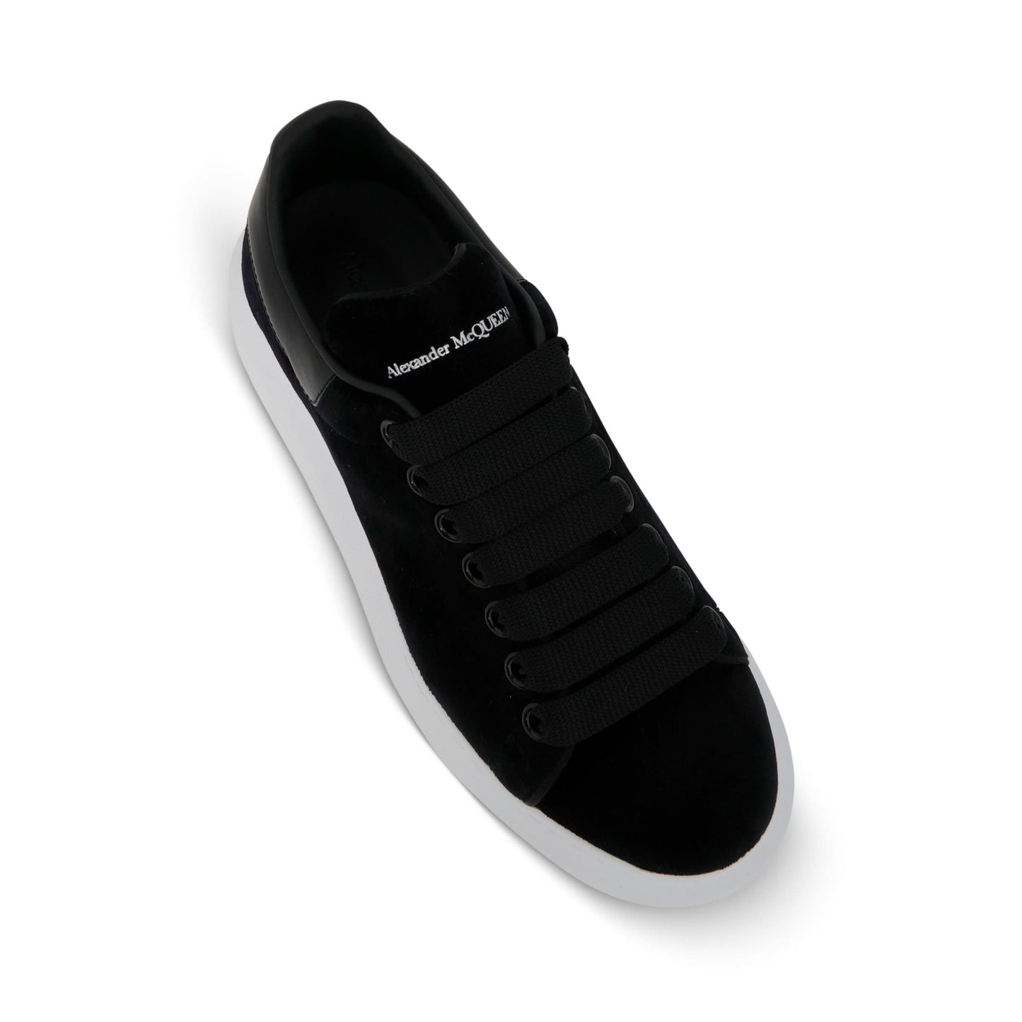 Larry Oversized Heel Sneaker in Black/Black/Black