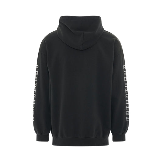 BB Paris Icon Medium Fit Hoodie in Washed Black