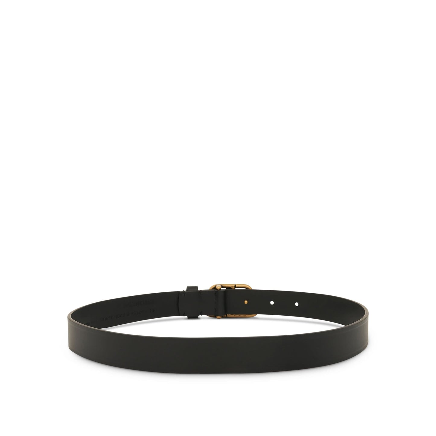 BB Thin Belt in Black