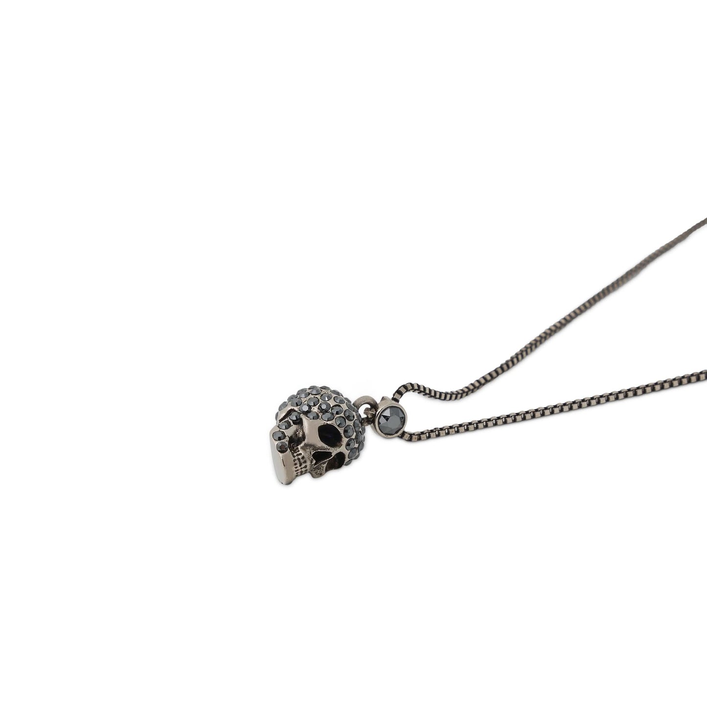 Pave Skull Necklace