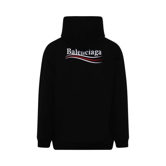 Political Campaign Medium Fit Hoodies in Black