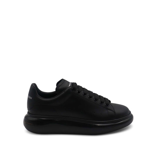 Larry Transparent Sole Sneaker in Black/Black