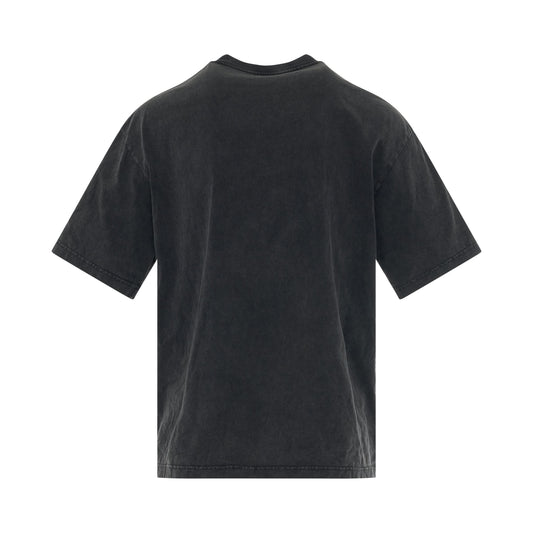 College 1917 Vintage Jersey T-Shirt in Black