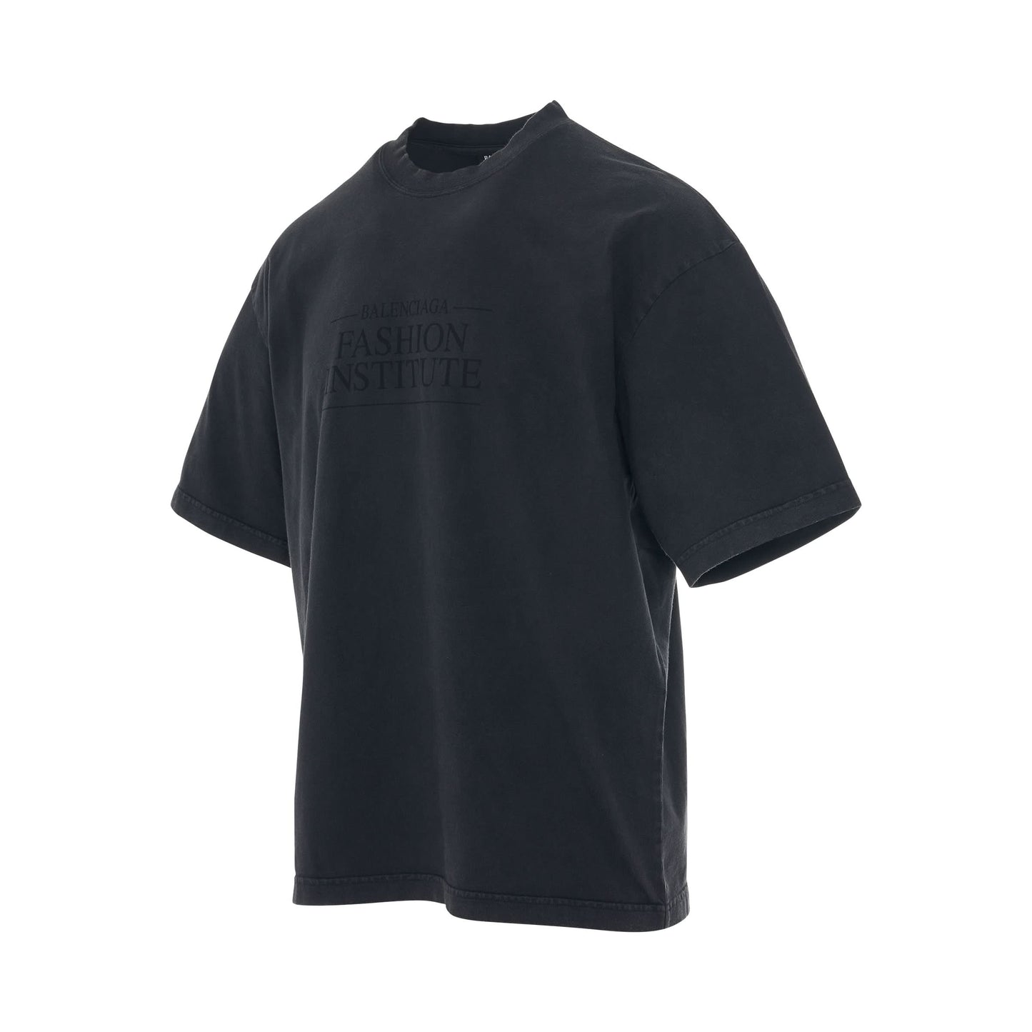 Fashion Institute Medium Fit T-Shirt in Washed Black