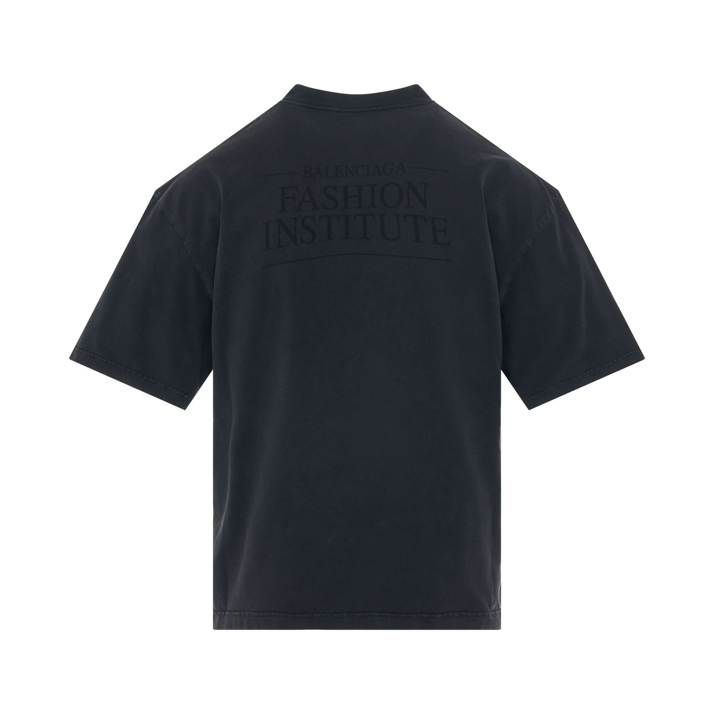 Fashion Institute Medium Fit T-Shirt in Washed Black