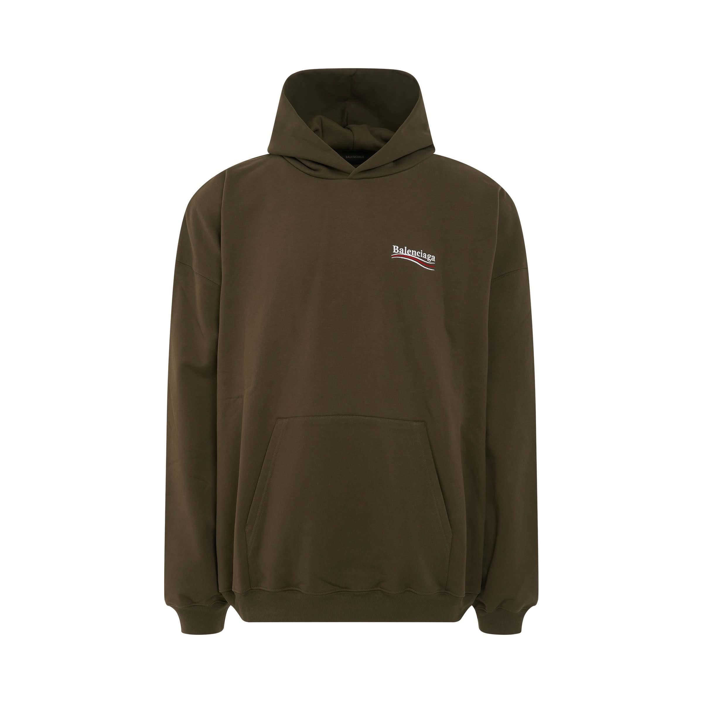 Political Campaign Hoodie in Khaki/White/Red