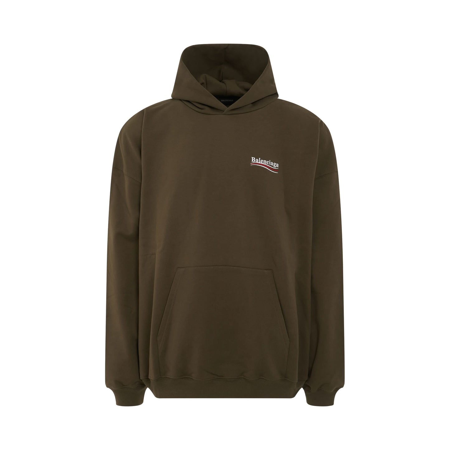 Political Campaign Hoodie in Khaki/White/Red