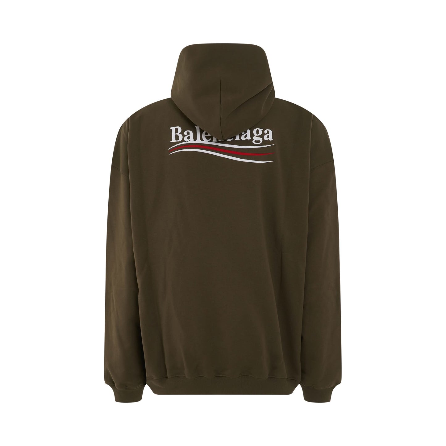 Political Campaign Hoodie in Khaki/White/Red