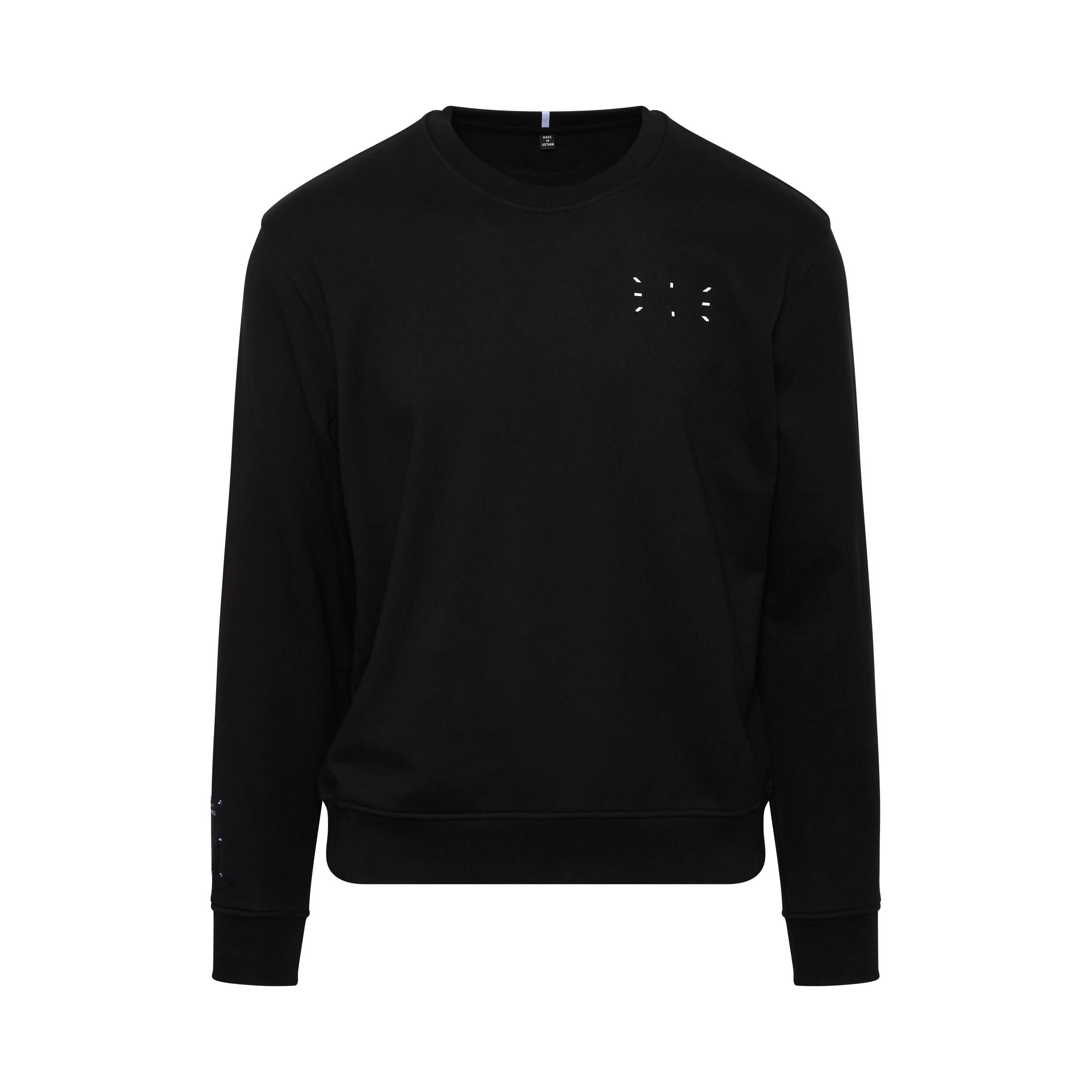 Icon Logo Patch Sweatshirt in Black