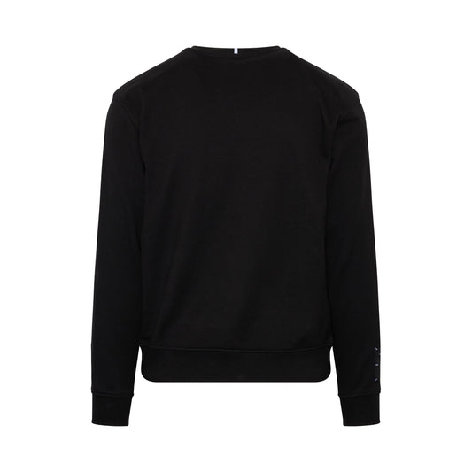 Icon Logo Patch Sweatshirt in Black