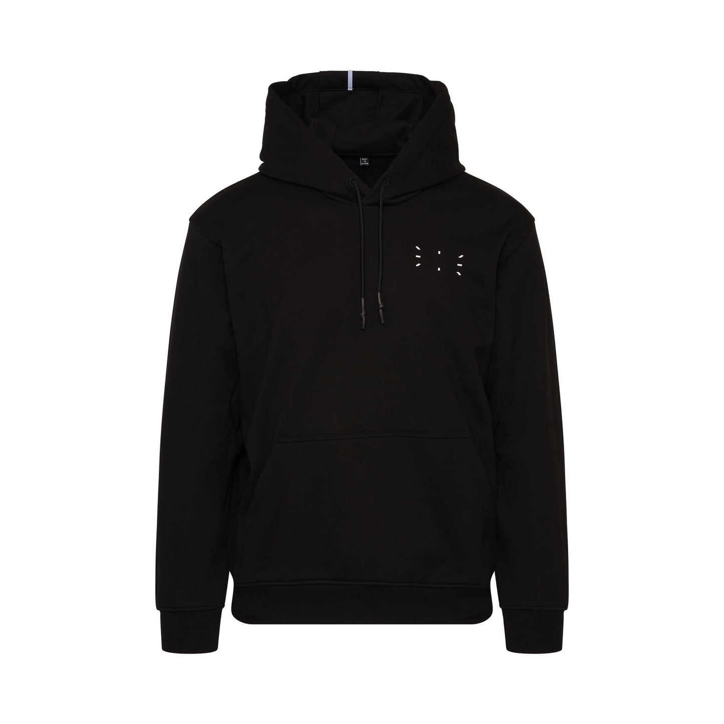 Icon Logo Patch Hoodie in Black