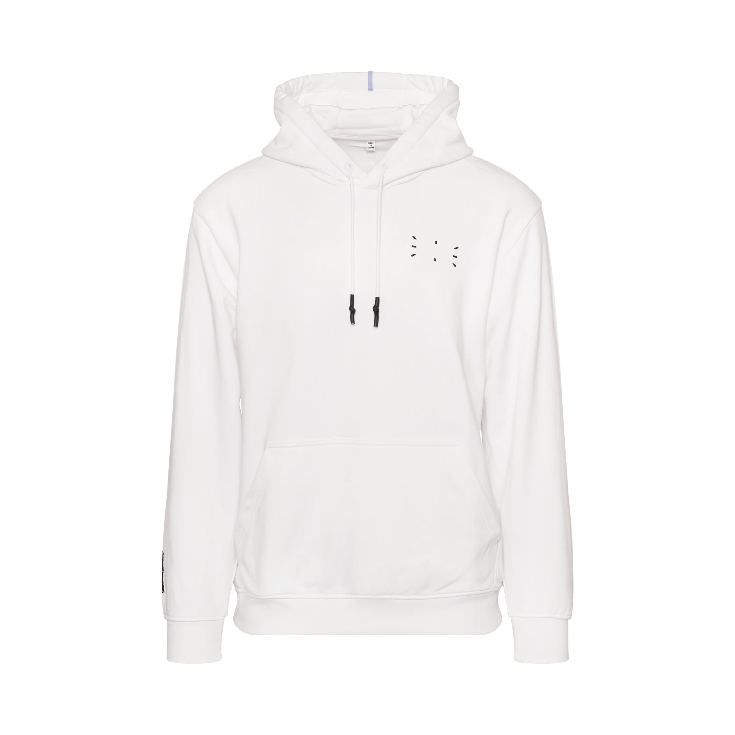 Icon Logo Patch Hoodie in White