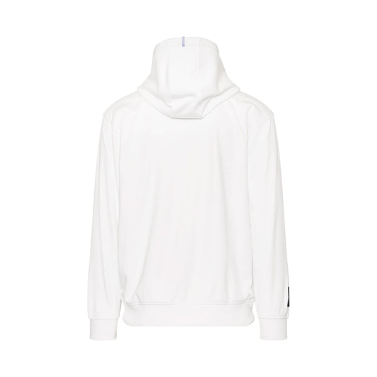 Icon Logo Patch Hoodie in White