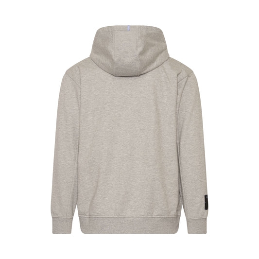 Icon Logo Patch Hoodie in Grey