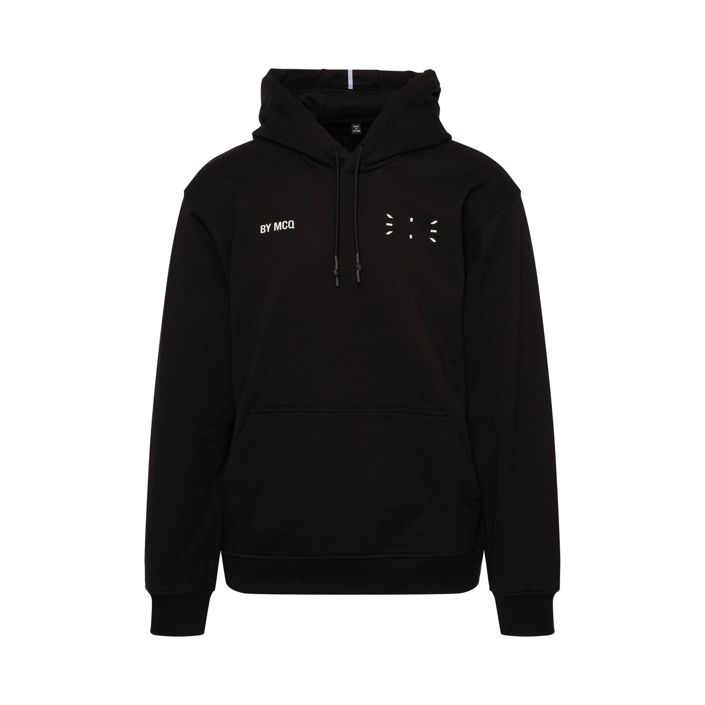 Icon in Dust Relaxed Hoodie in Black