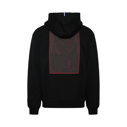 Posters Relaxed Hoodie in Black