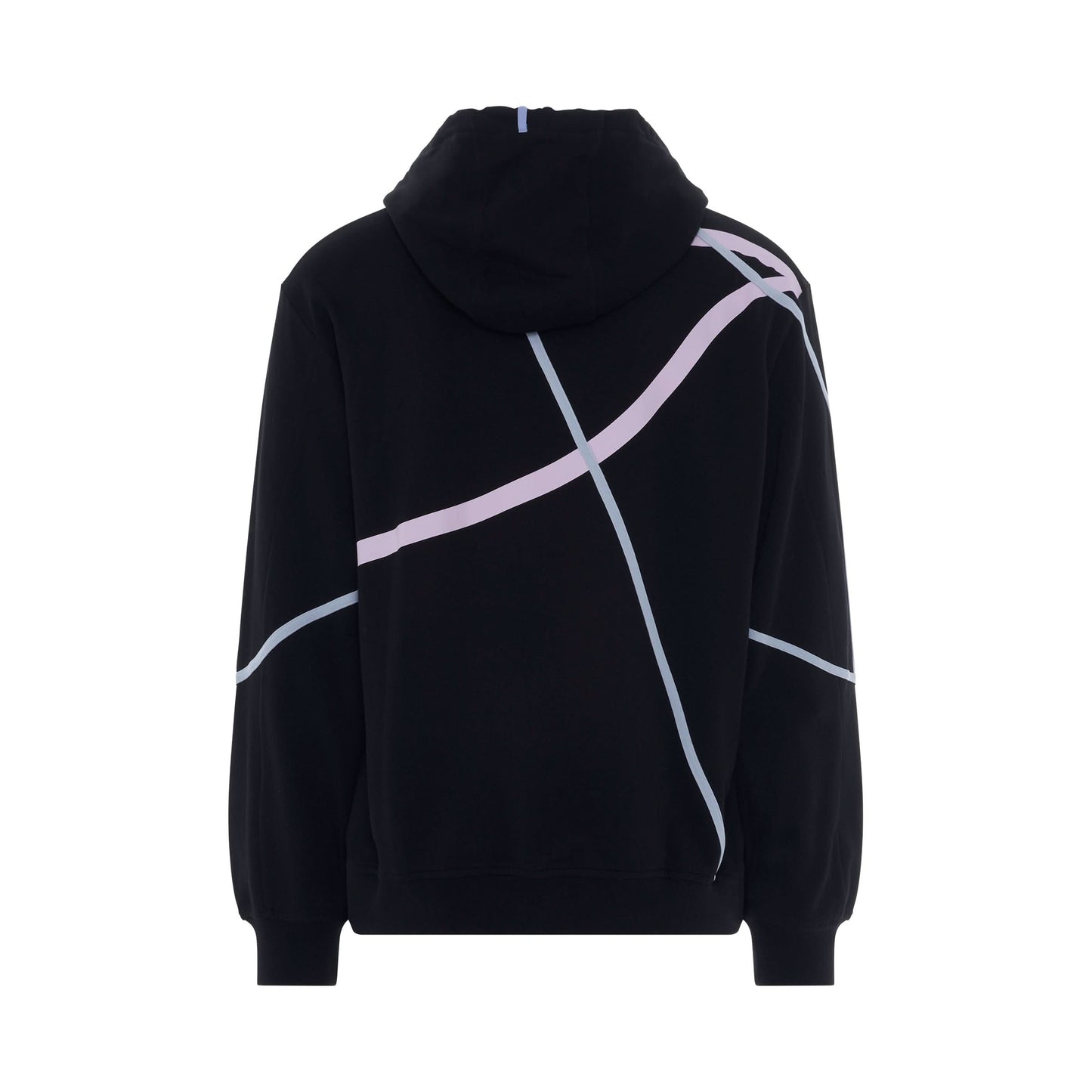 Kinesthetic Taped Hoodie in Black