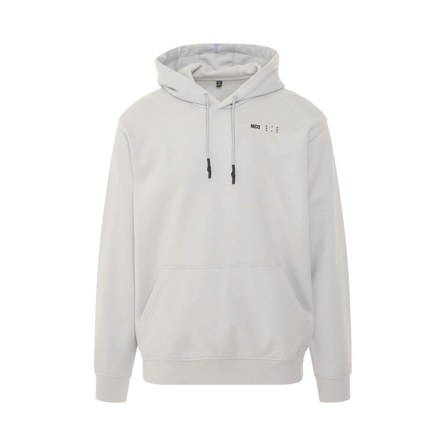 IC0 Embroidered Logo Hoodie in Alloy