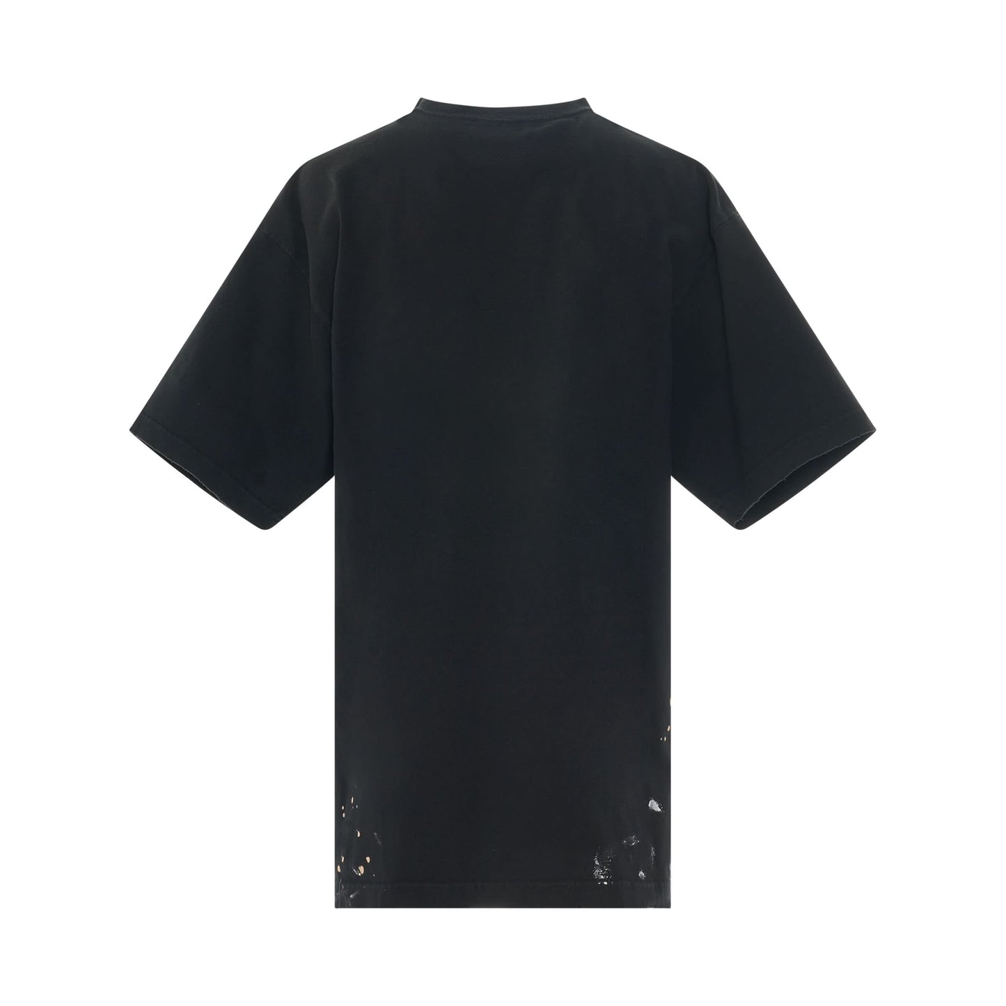 90/10 Large Fit T-Shirt in Washed Black