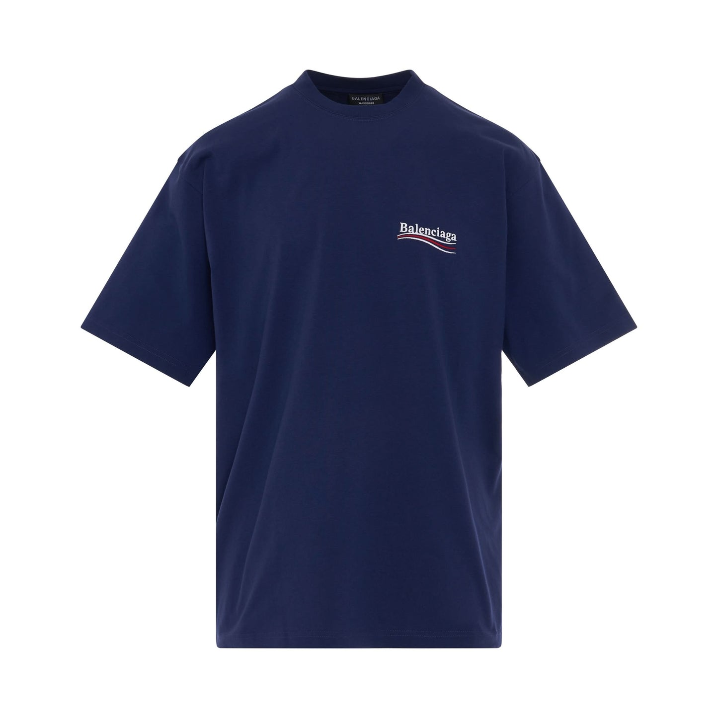 Political Campaign Oversized T-Shirt in Pacific Blue