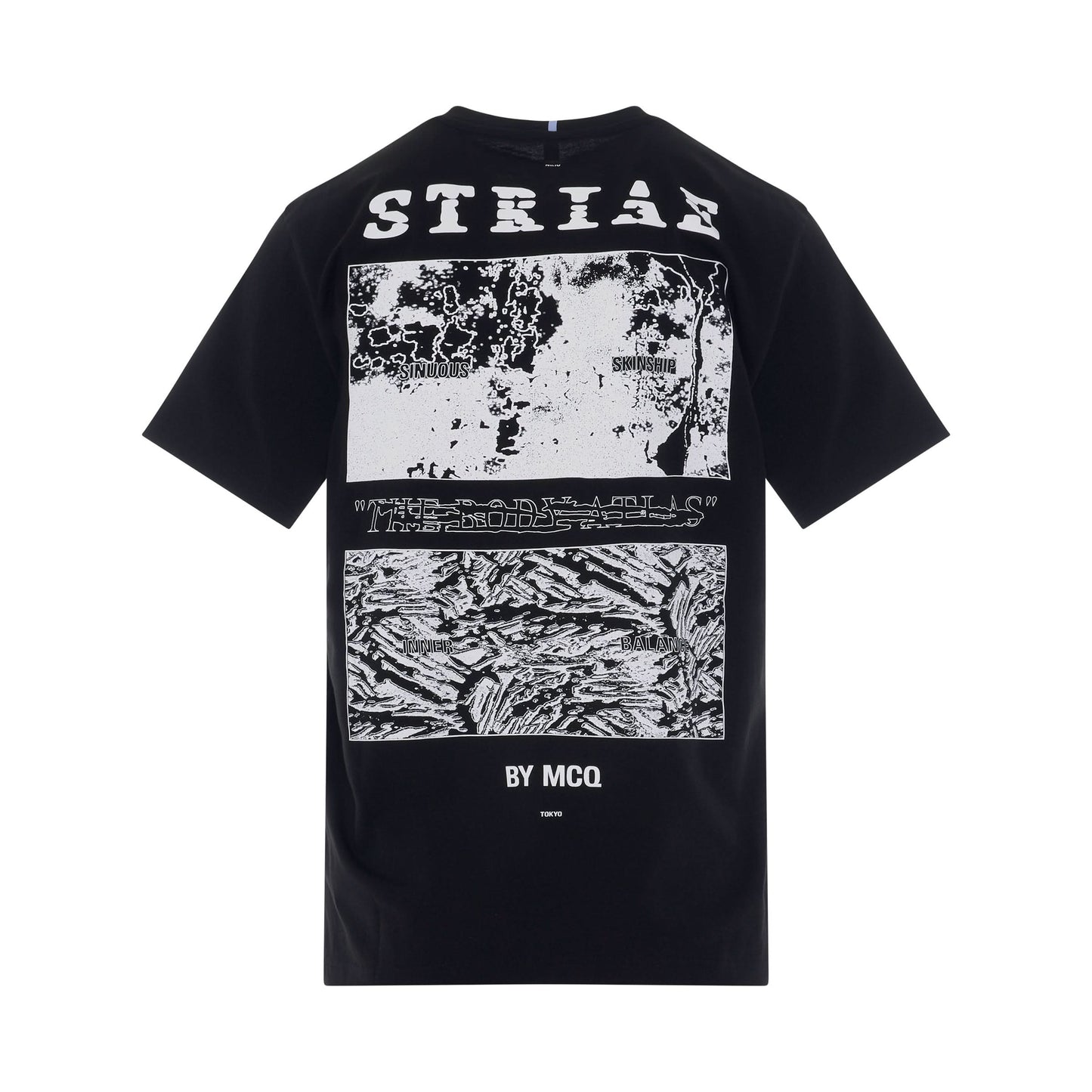 Striae Manifesto T-Shirt in Black