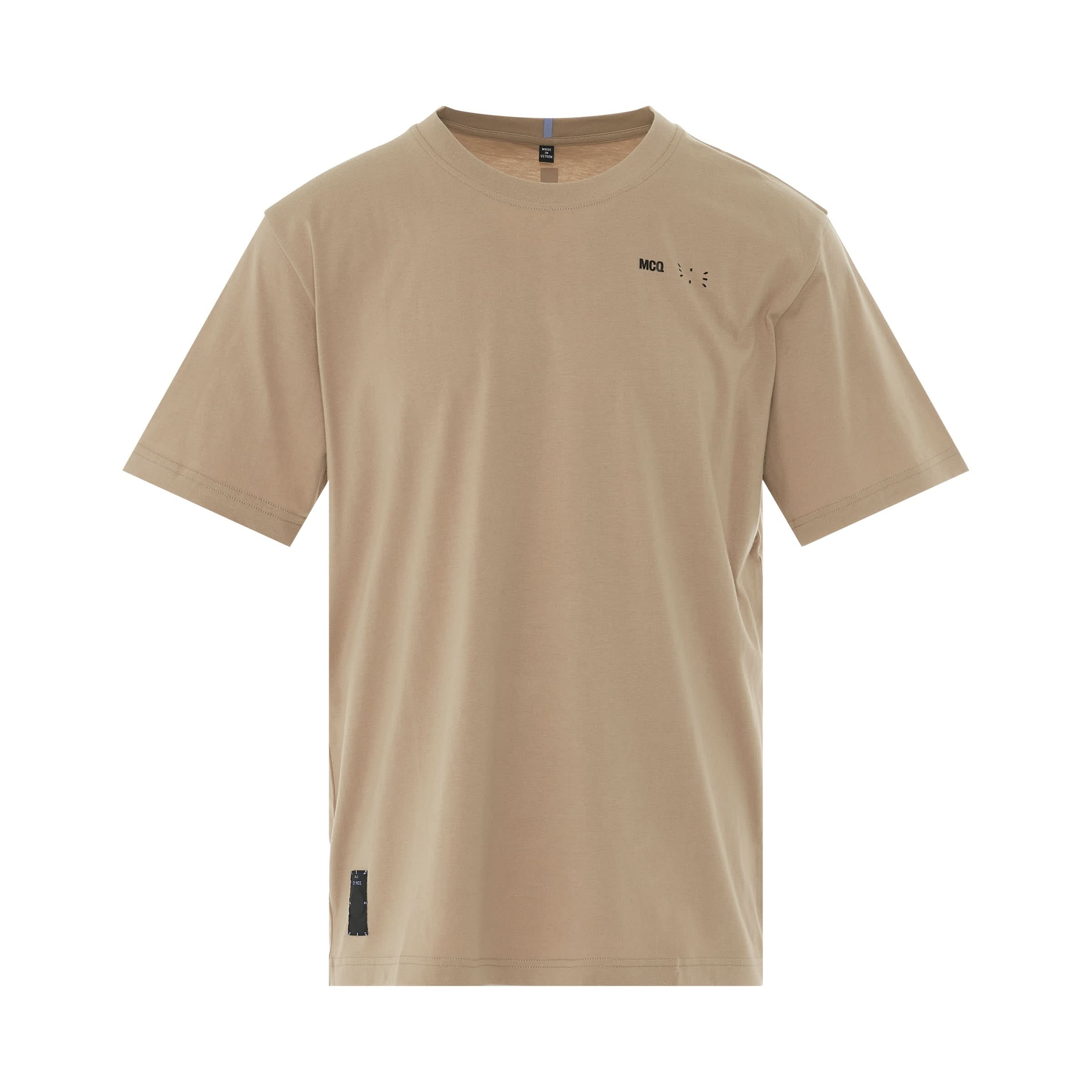 Jack Embroidered Logo T-Shirt in Wild Mushroom