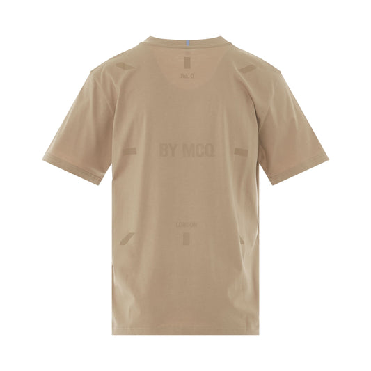 Jack Embroidered Logo T-Shirt in Wild Mushroom