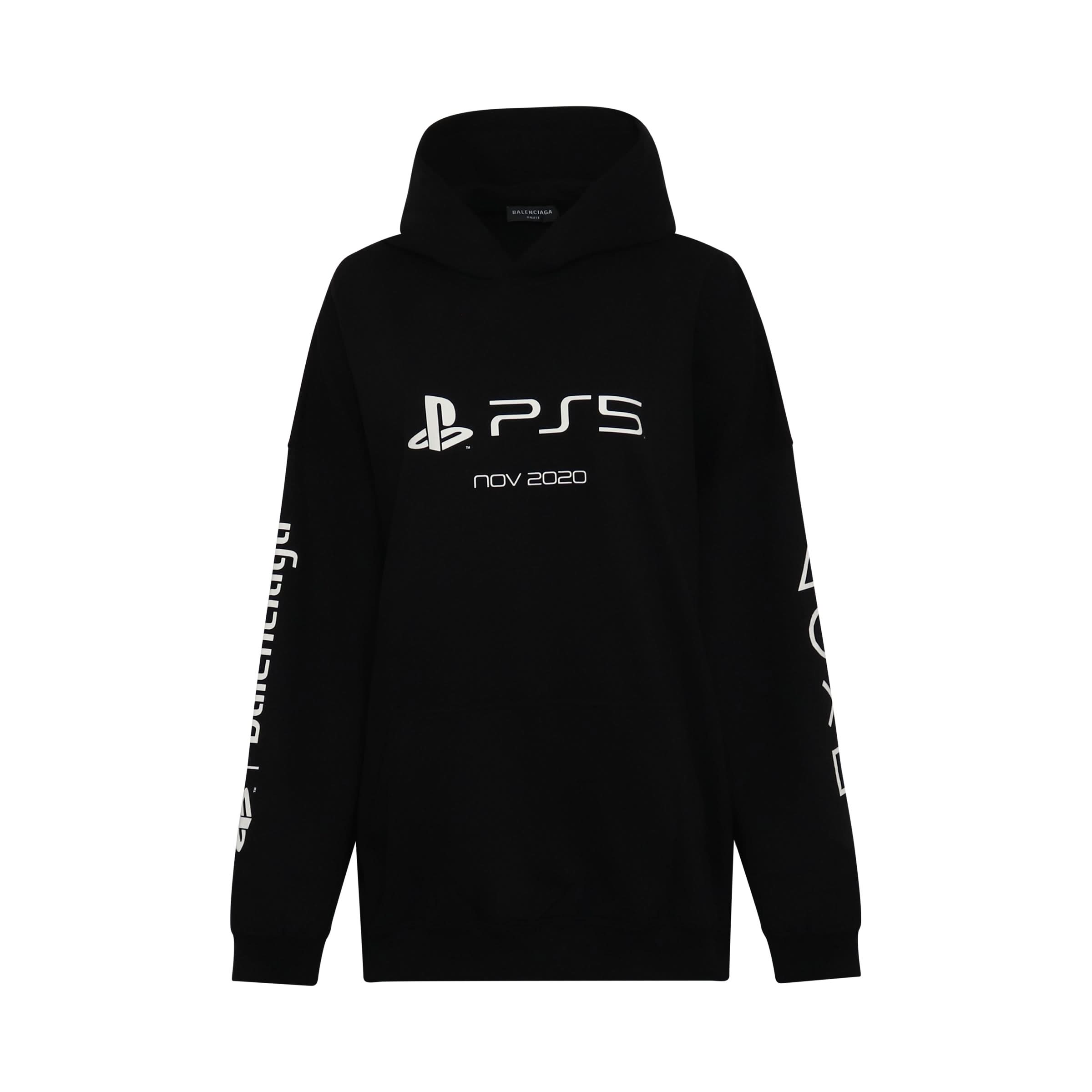 Playstation Boxy Hoodie in Black