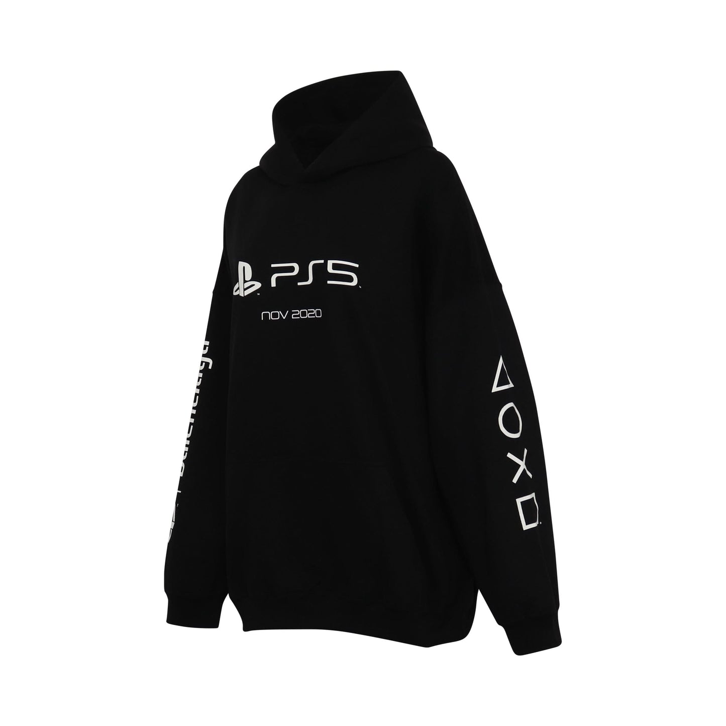 Playstation Boxy Hoodie in Black