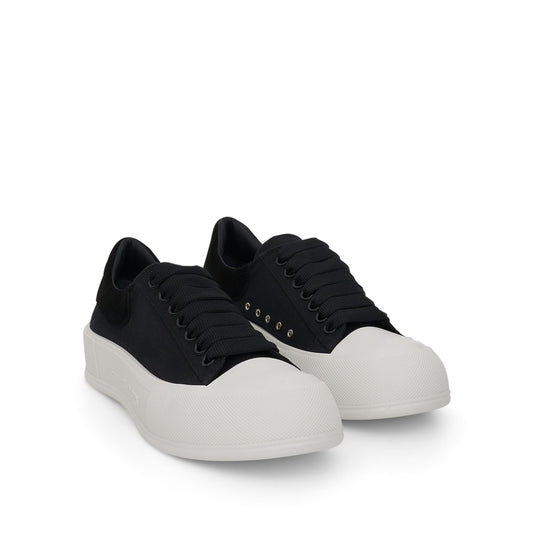 Deck Plimsoll In Black/White