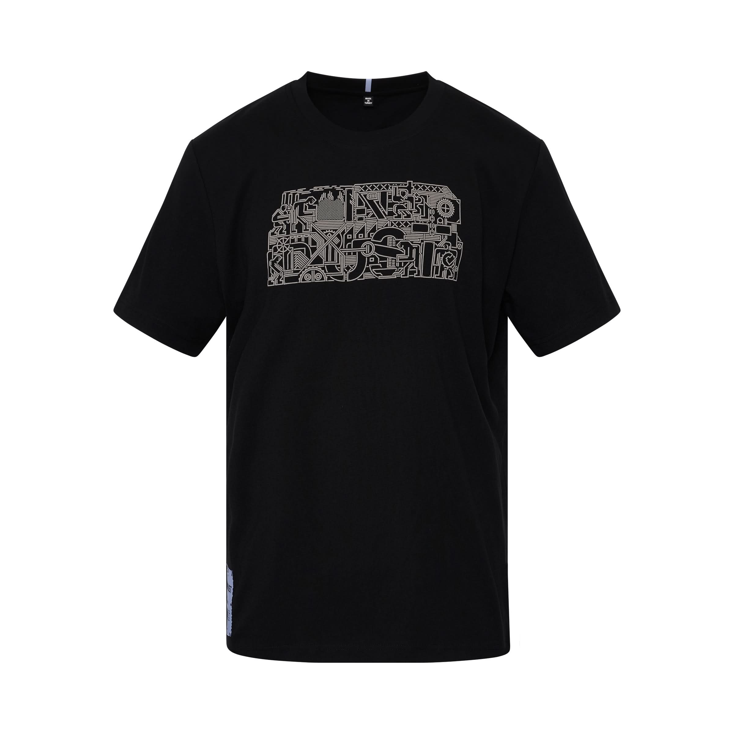 Relaxed Logo T-Shirt in Black