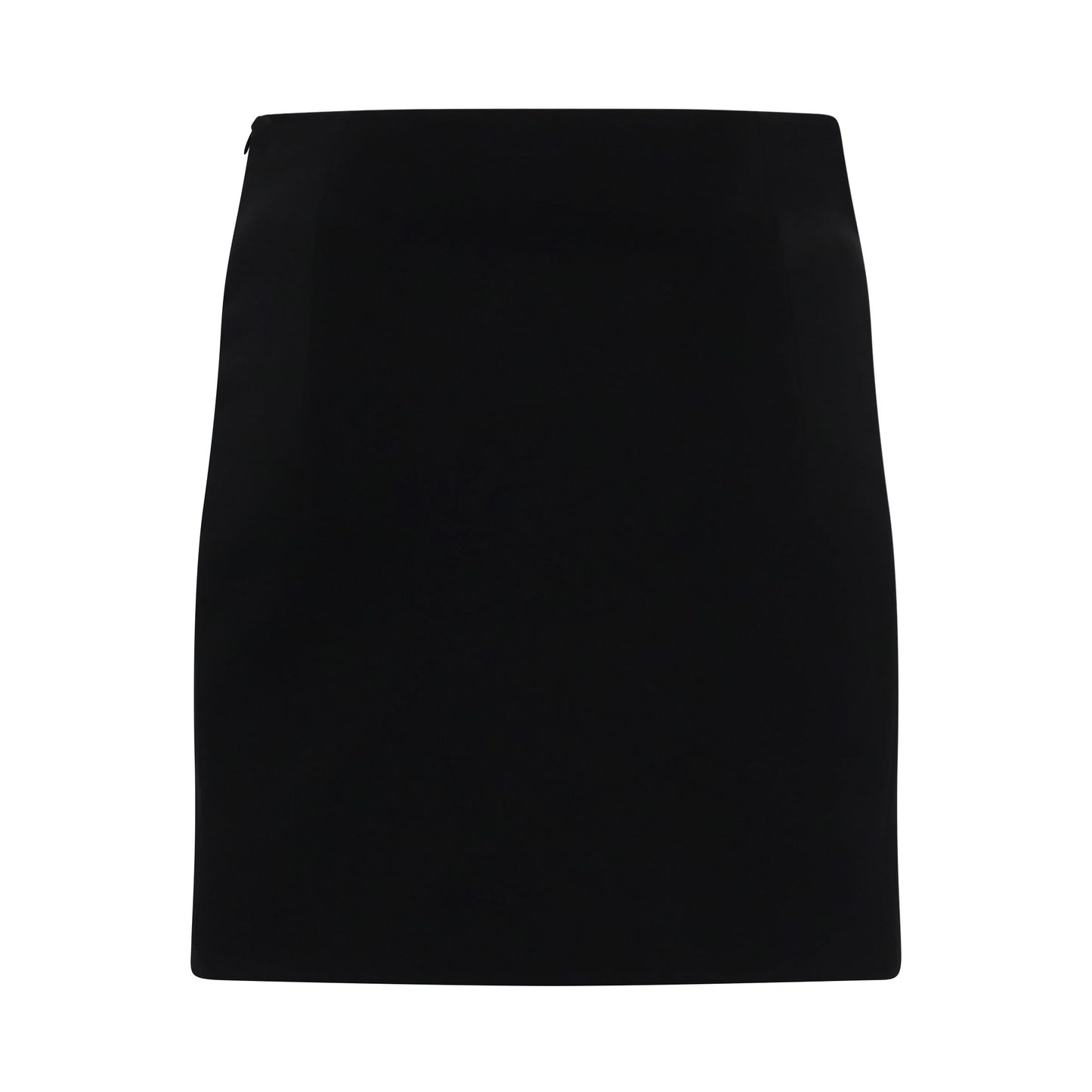 Circle Mini Skirt in Black