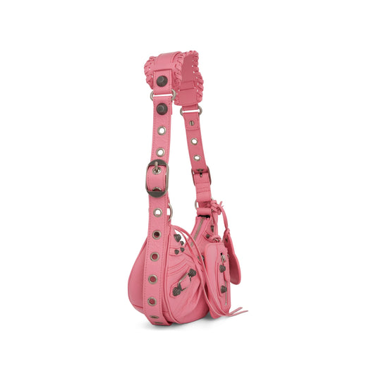 Le Cagole Shoulder Bag XS in Candy Pink