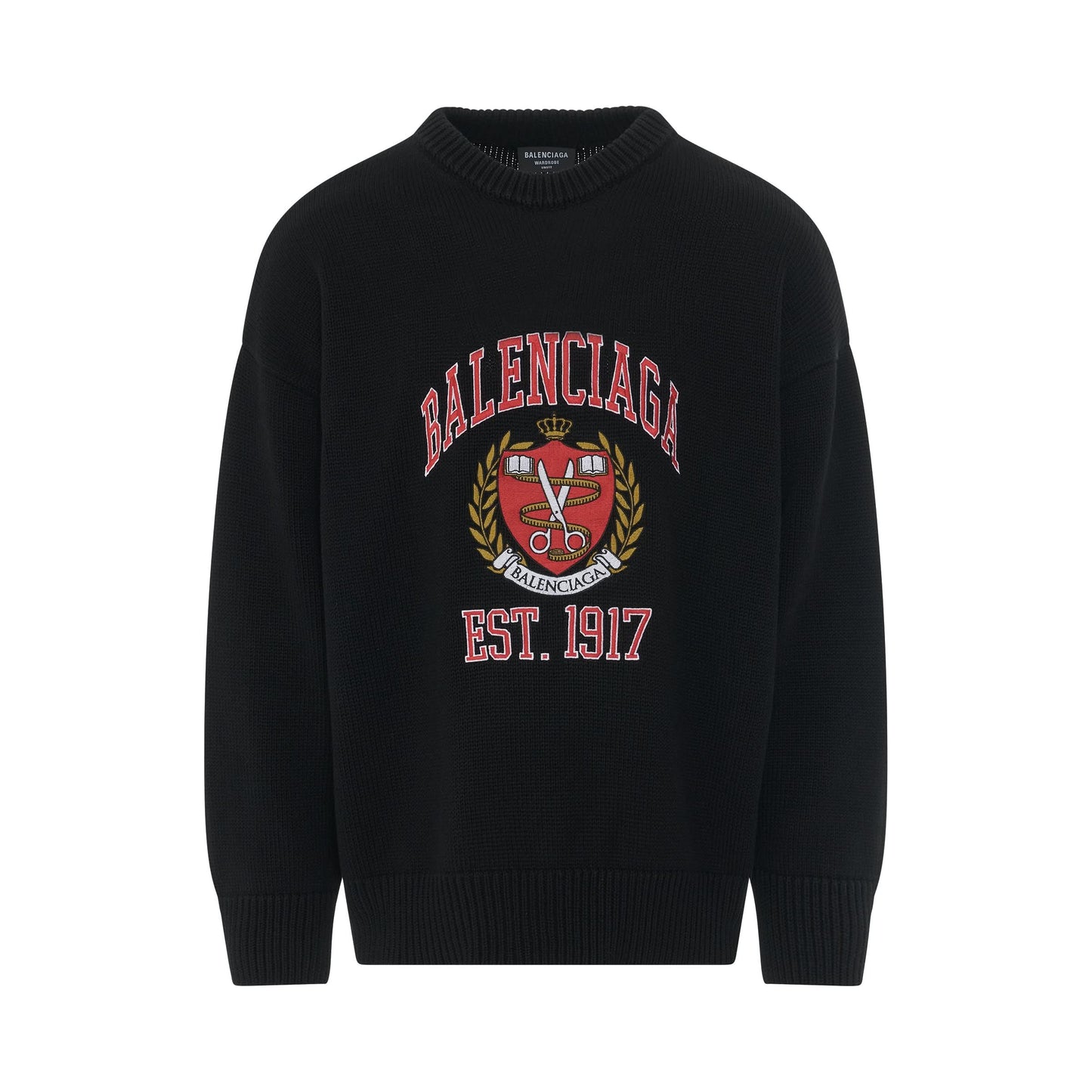 College Knitwear in Black