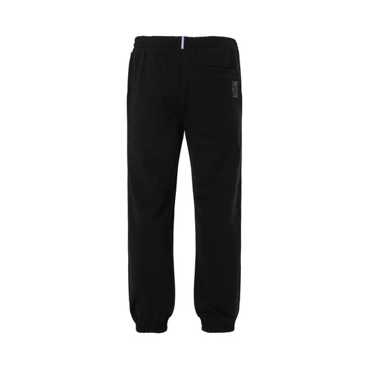 Icon Logo Patch Sweatpants in Black