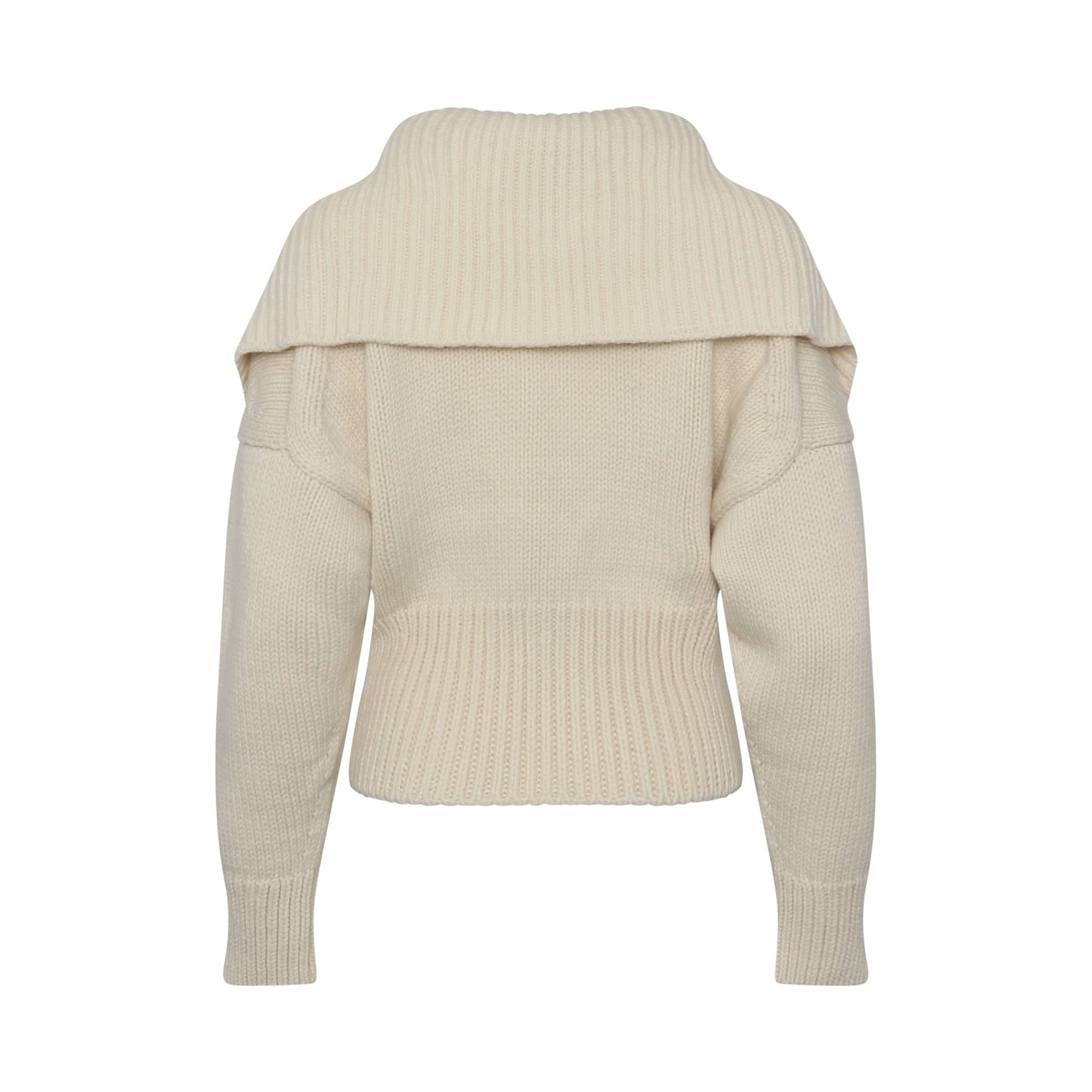 Sculpture Chunky Knitwear in Ivory