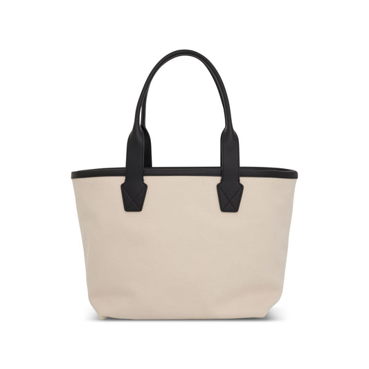 Cities Paris Jumbo Small Tote Bag in Natural/Black