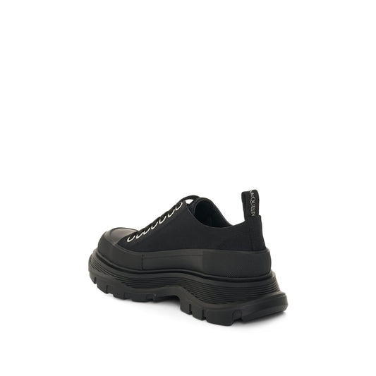 Tread Slick Canvas Lace-Up Shoes in Black