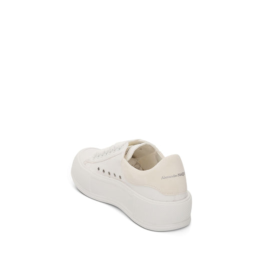 Deck Plimsoll in White