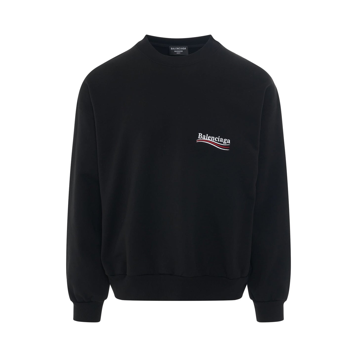 Political Campaign Sweatshirt in Black/White