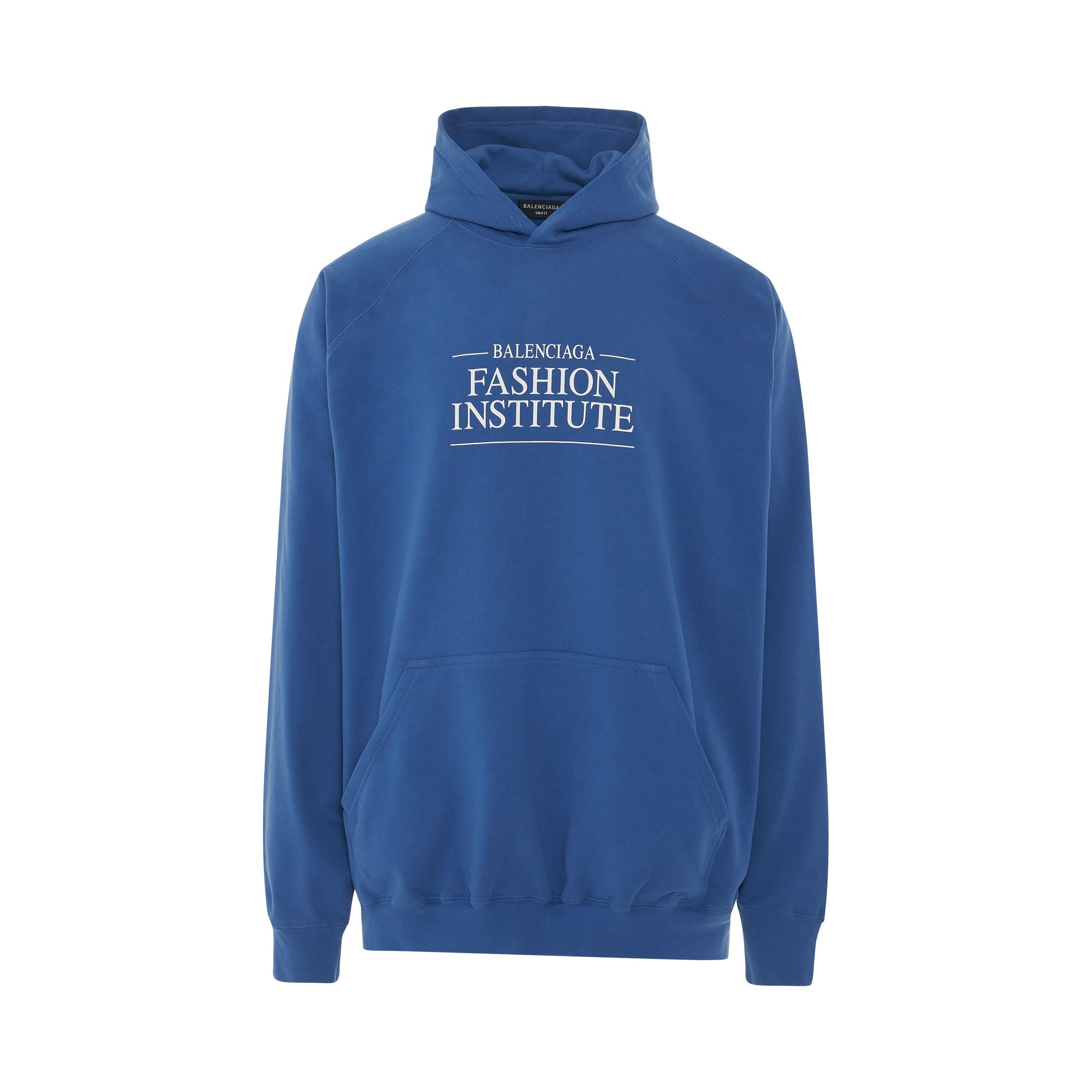 Fashion Institute Oversized Hoodie in Ocean Blue