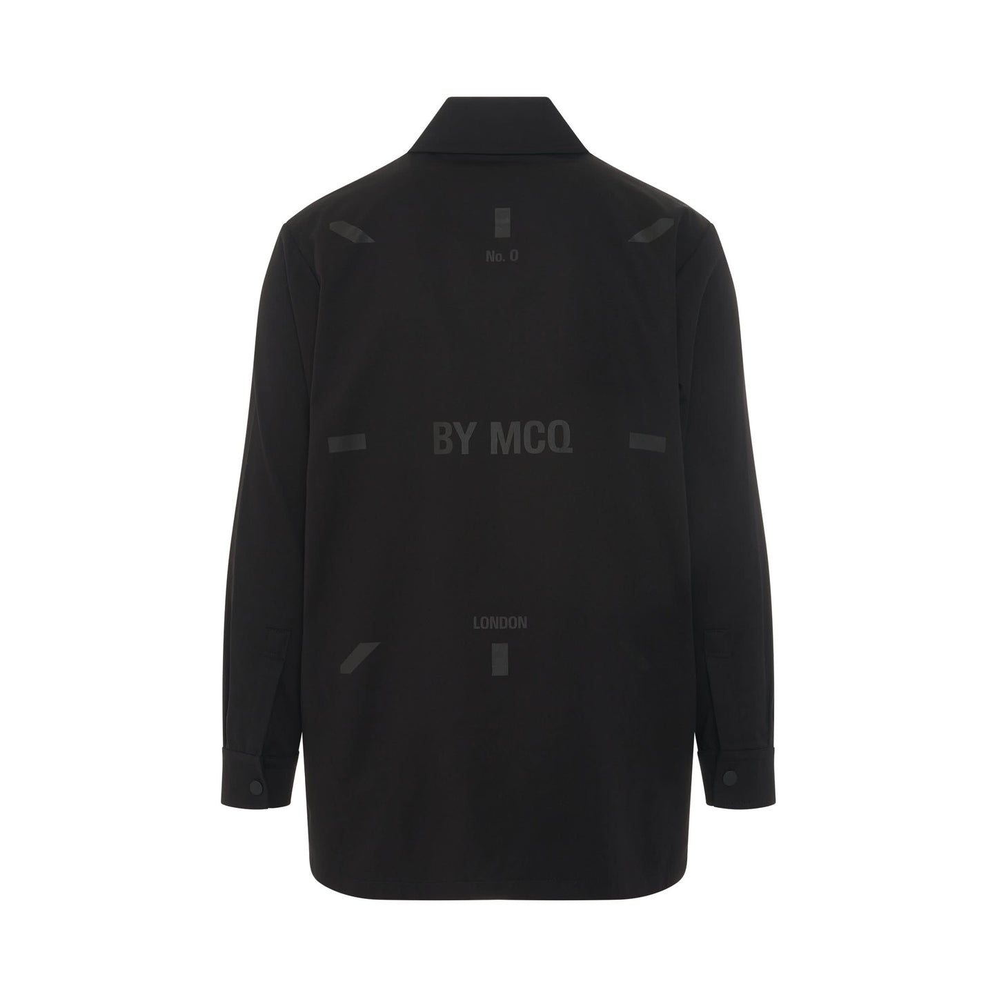 IC0 Logo Overshirt in Black