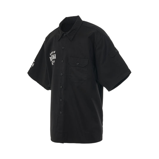 Property Pocket Short Sleeve Shirt in Black