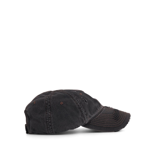 Denim Cap in Charcoal